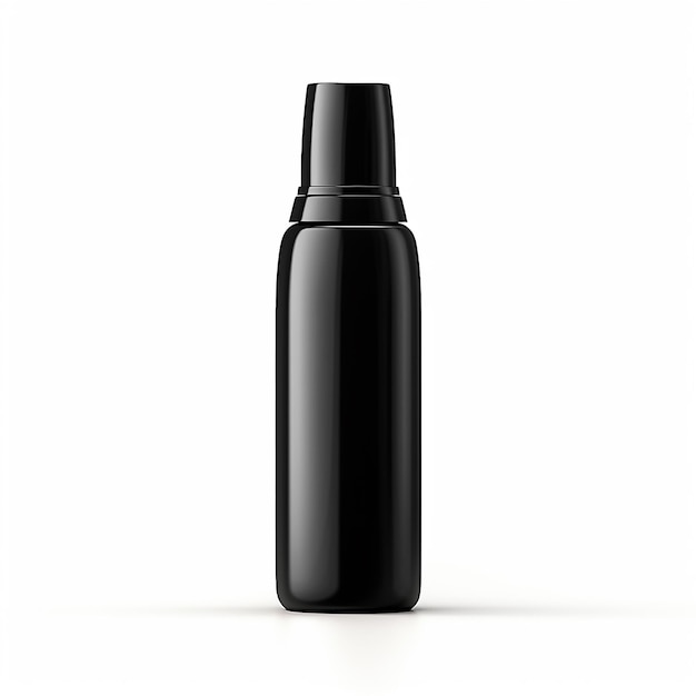 cosmetic black bottle