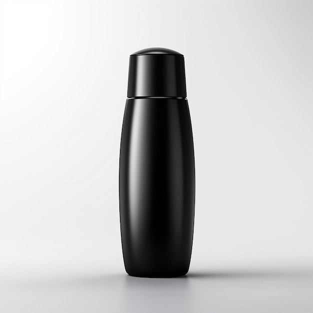 cosmetic black bottle