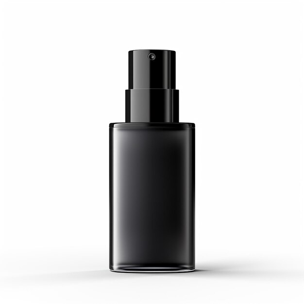 Photo cosmetic black bottle