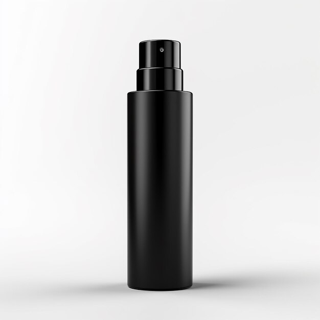 cosmetic black bottle