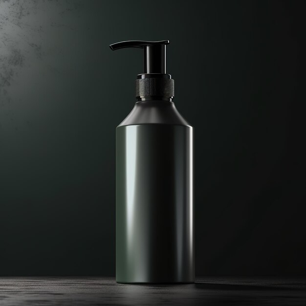 Photo cosmetic bottle