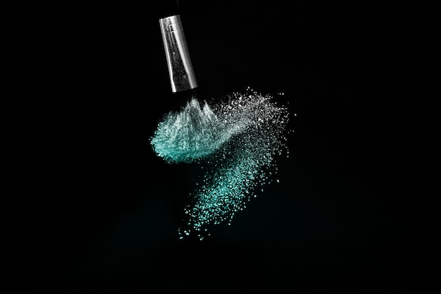 Cosmetic brush with Deep ocean  cosmetic powder spreading