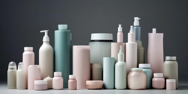 Cosmetic containers and chemical plastic bottles