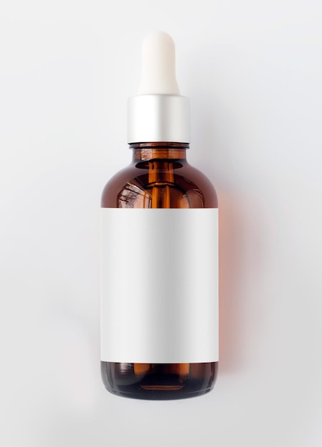 cosmetic dropper bottle mockup