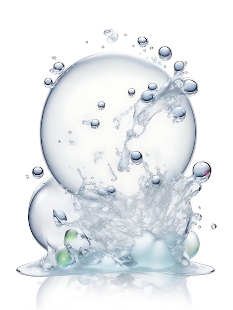 cosmetic essence liquid bubbles molecules antioxidant of liquid bubble