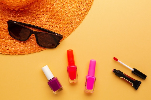 Cosmetic for making makeup on summer vacation popular colors blogger advice