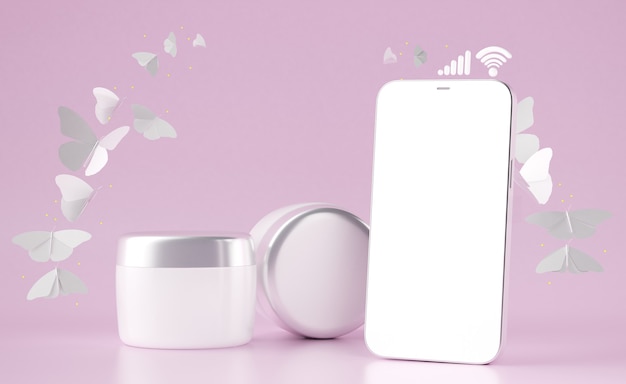 Cosmetic package smartphone