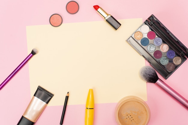 cosmetic product on the light background