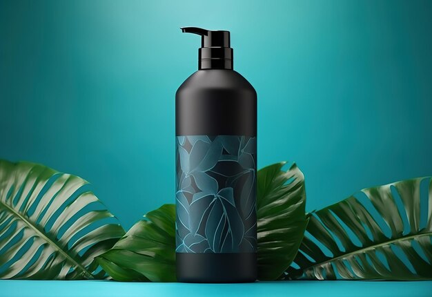 Photo cosmetic pump bottle mock up