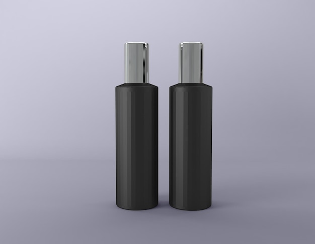 Cosmetica Fles 3D Teruggegeven illustratie