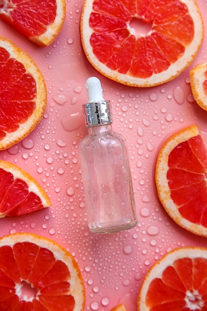 Cosmetica met grapefruitextract Selectieve focus Spa