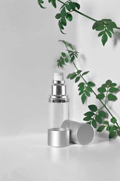 Cosmetics bottles Airless sprayer to put stickers  for your product  plastic bottles glass bottles