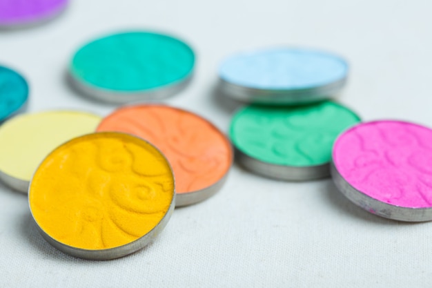 Cosmetics make-up on the table