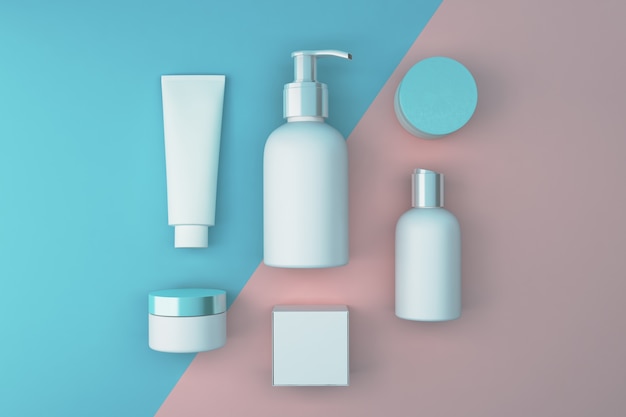 Cosmetics Mock-up Template