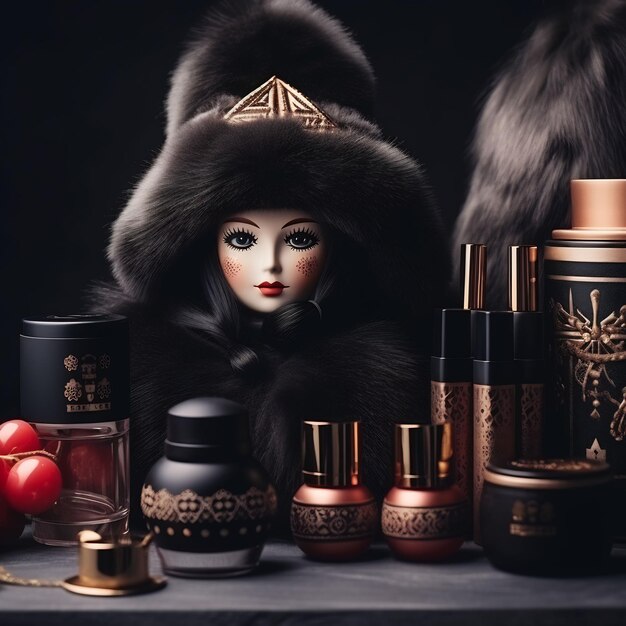 Cosmetics scenes from around the world in creative design post social media ideas skincare spa