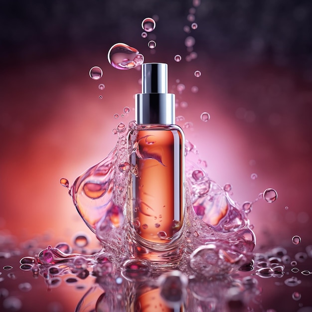 Cosmetische essentie vloeibare bubbels moleculen antioxidant van vloeibare bubbel