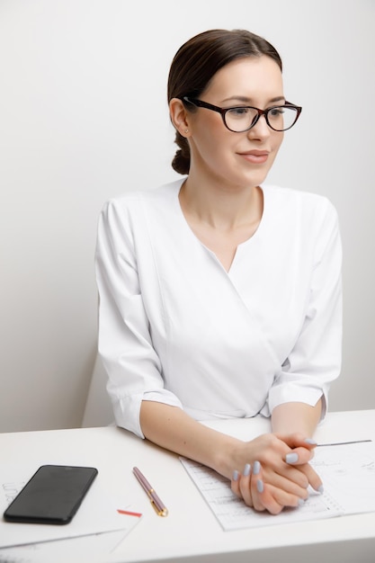 Cosmetologist, portrait of a beautician doctor