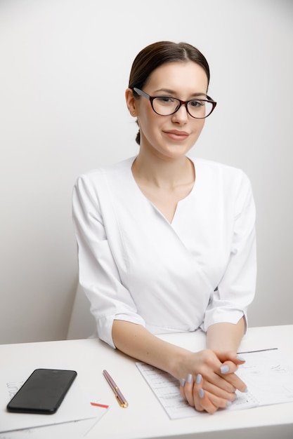 Cosmetologist, portrait of a beautician doctor