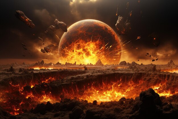 Cosmic Armageddon Judgment Day of Planet Earth