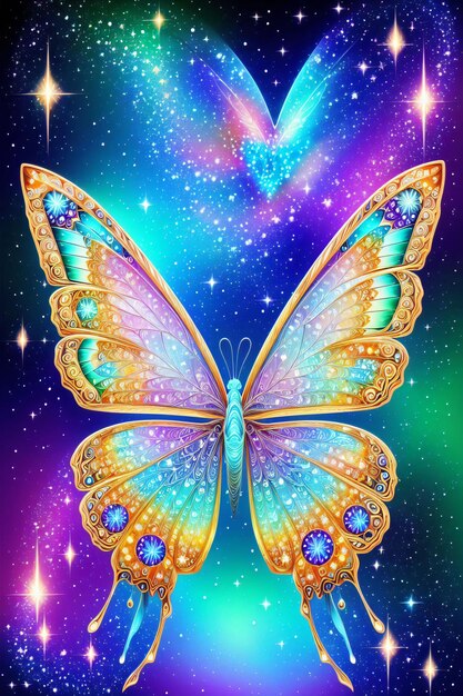 Cosmic butterfly