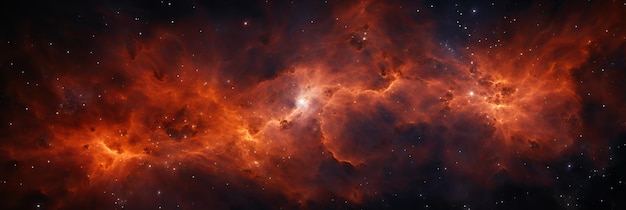 Космическая каскадная туманность Красота Космический калейдоскоп