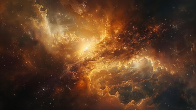 Космические облака звезды газовые для космического пространства тема научный фон Гигантское расширение глубокого космоса и массовое космическое событие
