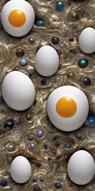 Cosmic Egg Mitologic 4k Intrincate Details Aandacht voor detail Winning 8k