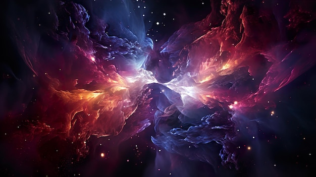 cosmic explosion HD 8K wallpaper Stock Photographic Image