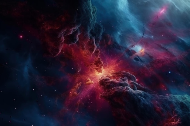 Cosmic galaxy background Generate Ai