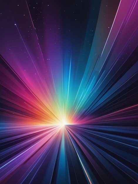 Cosmic gradients with slices of prismatic colors background