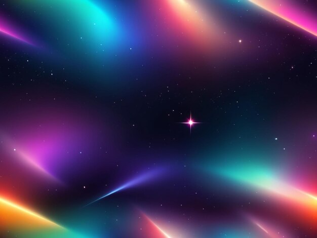 Cosmic gradients with slices of prismatic colors background