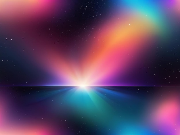Cosmic gradients with slices of prismatic colors background