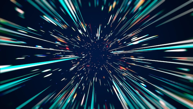 Photo cosmic hyperspace background speed of light hyper jump