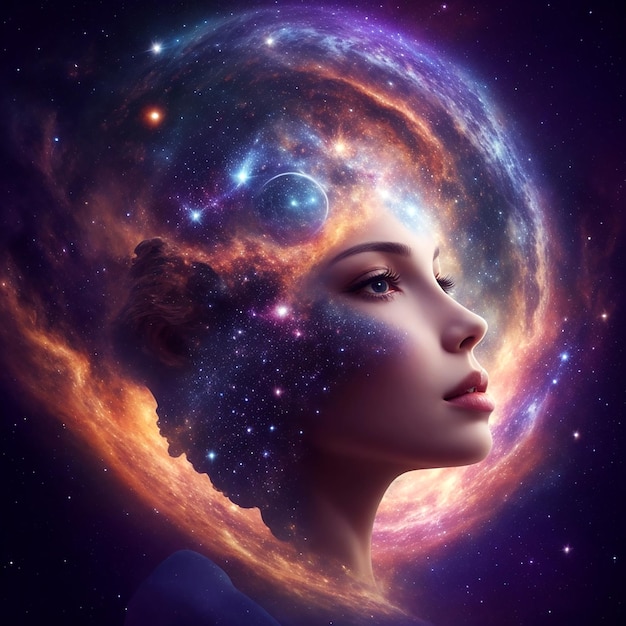 Cosmic invergence of reality as a woman