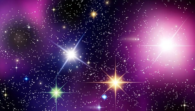 Cosmic Journey Free Photo of Space Background with Stardust and Shining Stars Explore the Realistic