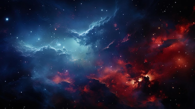 우주 성운과 은하계 별계는 무한한 거리에 있습니다.