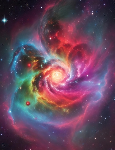 Foto la nebulosa cosmica è una foto senza eccessi