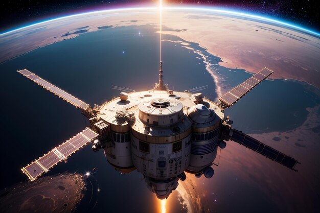 Фото Космическая космическая станция космический шаттл пробный космический корабль технология обоев фон