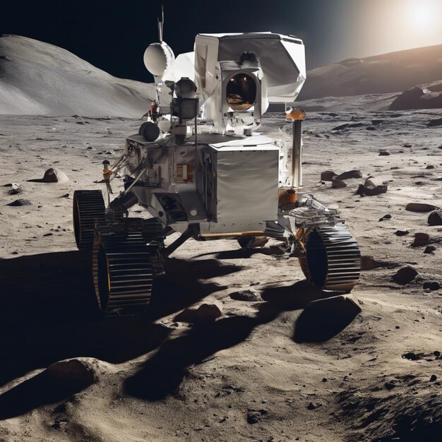 Cosmic Traverse De Lunar Rover Expeditie