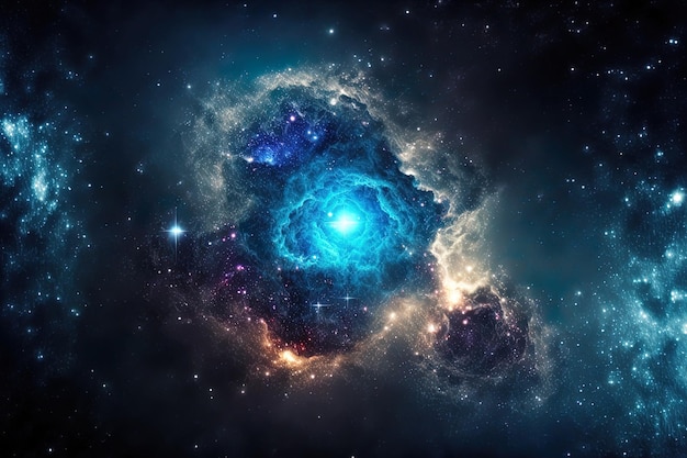 Cosmological explosion in blue space