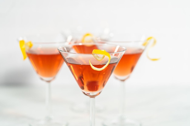 Cosmopolitan cocktail