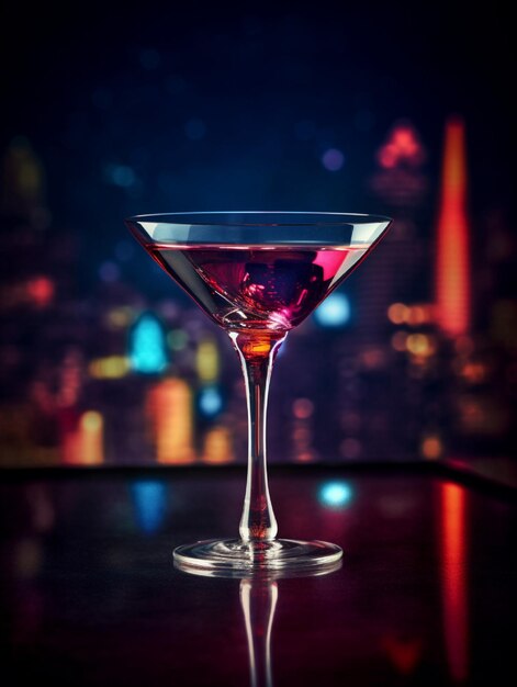 Photo cosmopolitan drink photo