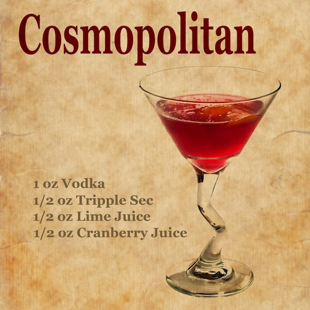 Photo cosmopolitan recipe