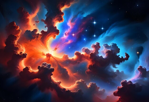 Foto cosmo spazio sfondo galassia stelle via lattea nebulosa sfondo universo astratto carta da parati