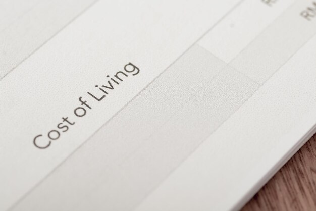 Cost of living refers to the amount of money that is required to maintain a certain standard of living in a particular geographic area