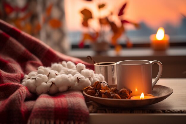 cosy autumn winter relax decor