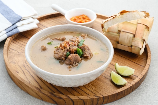 Coto Makassar traditional food from Makassar South Sulawesi made from beef