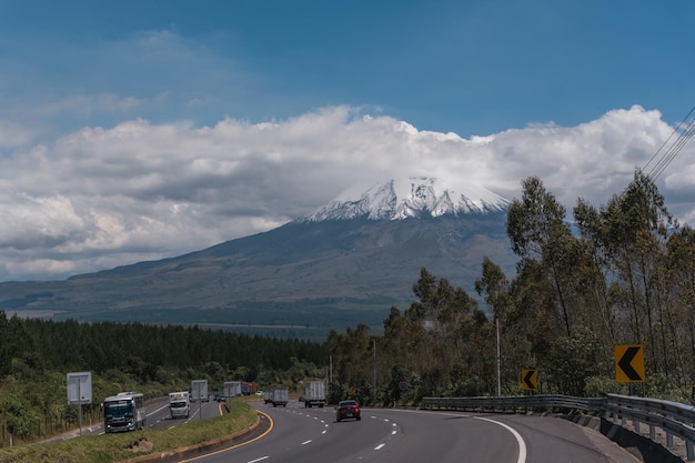 Cotopaxi Volcano Andean Highlands of Ecuador