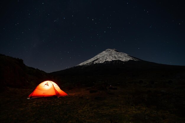 Photo cotopaxi volcano