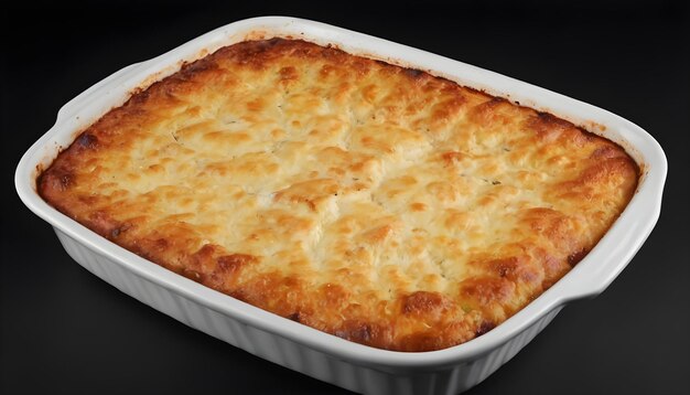 A cottage cheese casserole